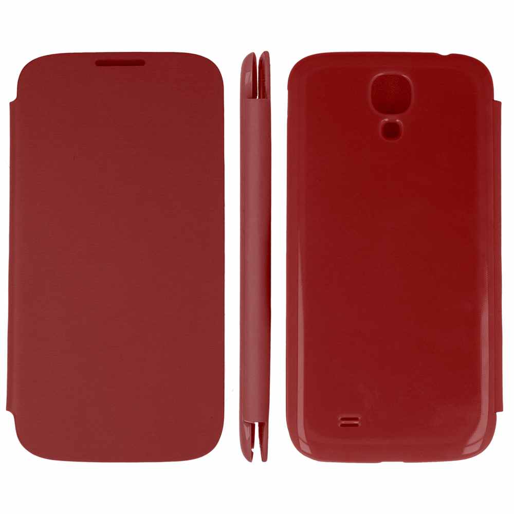 Telef Acc Funda Flip Case Samsung S4 I9500 Rojo